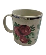 Sakura Coffee Mug Tea Cup Stoneware Apples Grapes Pears Sonoma Excell Fr... - £4.79 GBP