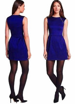 $378 Nanette Lepore Textured Sexy Dress 4 Small Purple Vintage Fit + Flare NWT - £145.83 GBP