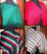 Girls One Size Many Colors Rebozo Wrap Shawl Mexican Manta Folklorico Fi... - £17.30 GBP