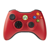 Genuine Microsoft Xbox 360 Wireless Controller Joystick Gamepad Game X801769 Red - £33.77 GBP