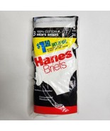 Vintage 1989 Hanes Briefs 3 Pack Size 34 Underwear Cotton Whiteys Made i... - $34.60