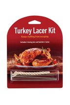 HIC Kitchen Turkey Lacer Kit, Cotton Butchers Twine &amp; Reusable Stainless Steel  - £3.83 GBP