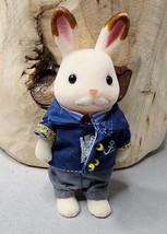 Japan Sylvanian Families Grandfather Rabbit Dollhouse Miniature Figure Toy - £19.10 GBP