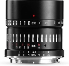 Ttartisan 50Mm F0.95 Aps-C Lens Large Aperture Manual Fixed Camera Lens For Mft - £223.58 GBP
