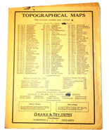 Lindsay Ontario Topographical Map 1950 No 31 D7W Department Of National ... - $8.90