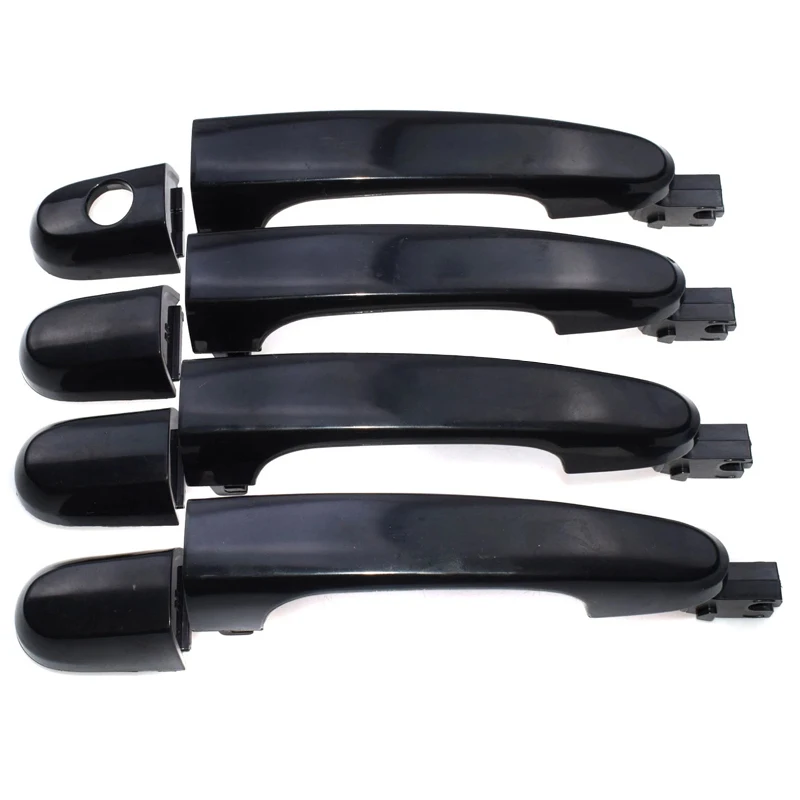 1 Set Car Exterior Door Handle Cover Black Fit for  age 2005 2006 2007 2008 2009 - £121.49 GBP