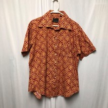 Vintage Omni New York Short Sleeve Button-Up Shirt XL 100% Cotton - $17.64