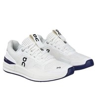 On Cloud THE ROGER Pro WOMANS WHITE ACAI BLUE TENNIS SNEAKER Size 5 Casual - $119.99