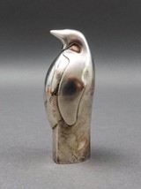Dansk Japan MCM Silver Plated Penguin Paperweight Figurine - £39.14 GBP