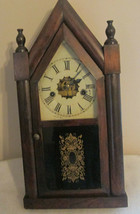 ANTIQUE SETH THOMAS STEEPLE CLOCK  - £102.26 GBP