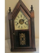 ANTIQUE SETH THOMAS STEEPLE CLOCK  - £106.03 GBP