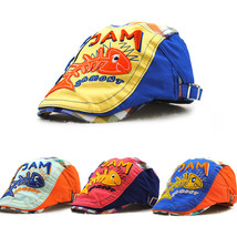 Kid’s Casquette Cap Cute Cartoon Design Peaked Cap Button Closure Adjustable - £17.45 GBP