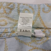 Vintage Coldwater Creek RN#98516 Women's XL Blue/Gold Cotton Button Up Shirt image 6