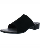 David Tate Minty Black Stretch Fabric Women&#39;s Sandals Shoes Size 12 Pumps - $69.45 CAD