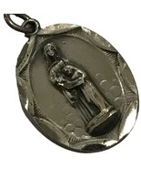 Sterling 925 Saint St Anne Pray For Us Pendant 1 1/16 Inch Sterling Silv... - $61.66 CAD