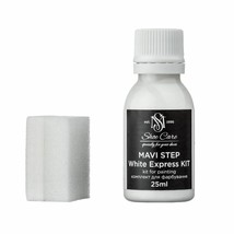 MAVI STEP White Express Kit Shoe Dye with Sponge - 25 ml - £15.68 GBP