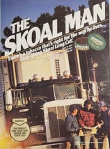 1989 Print Ad Skoal Smokeless Tobacco Semi-Truck Drivers Look at Map - £14.61 GBP
