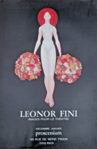 Leonor Finish - Poster Original Exhibition - Proscenium Paris - Rare - - £117.38 GBP