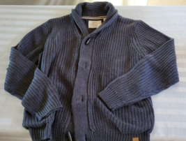NWT Original Weatherproof Carbon Heather Gray Cardigan Sweater Mens Size... - $24.74