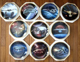 Star Trek The Voyagers Hamilton 10 plate collection . - $280.00
