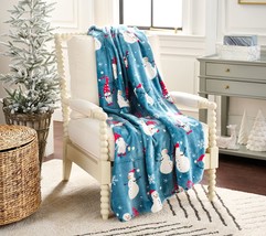 Kringle Express Oversized Printed Whimsical Throw in Snowman - $193.99