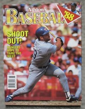 ATHLON&#39;S BASEBALL &#39;88 Magazine (Volume 1, 1988) Texas Rangers PETE INCAV... - £17.92 GBP