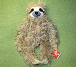 18&quot; Wild Republic 3 Toed Sloth With Hang Tag Plush Stuffed Animal Cuddlekins Toy - £17.98 GBP