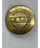 Janney Semple Hill &amp; Co Service Quality Advertising belt buckle badge me... - $39.99