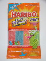 Haribo - Sour Streamers - Gummi Candy - Net Wt 3.6 Oz - £6.32 GBP