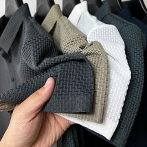 Summer Men Lop-up Hollow Short-sleeved Polo Tee Shirt Ice Silk Breathabl... - $19.99