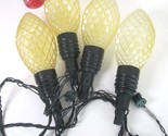 Vitage Color Changing Light Bulb Christmas Pathway Markers 4 Set Blow Molds - $19.75