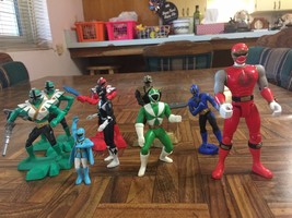 Mixed Lot Sizes &amp; Series MMPR POWER RANGERS Loose 9 Figures Caketoppers ... - $16.82
