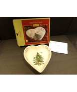 Spode Christmas Tree Pierced Heart Dish New in Box - £16.39 GBP