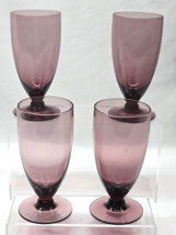 MONCRIEF&#39;S Iced Tea Glass PLANTATION AMETHYST - 6&quot; Footed Blown Crystal ... - $824.17 MXN