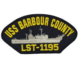 USS Barbour County LST-1195 Ship Patch - Great Color - Veteran Owned Business - £10.61 GBP