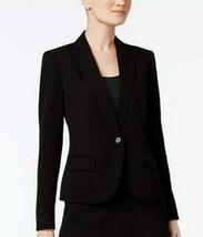 Anne Klein Executive Collection Single-Button Blazer, Size 10/Black - £55.64 GBP