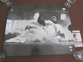 Willie Mays New York Giants Mets Hof Signed Auto 16 X 20 Photo Say Hey &amp; Jsa Gem - £395.67 GBP