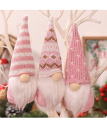 3PCS Christmas Gnomes Ornaments Hanging Swedish Handmade Plush Gnomes Sa... - $18.99