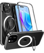 Jonwelsy Case for iPhone 14 Pro with Invisible Stand Magnetic Ring, Blac... - €10,26 EUR