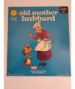 Peter Pan Players 45RPM 7&quot; Single Old Mother Hubbard PP-1026 060322EBR-B43 - $9.74