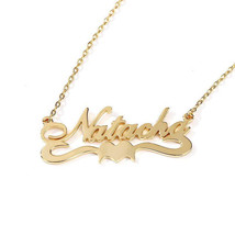 &quot;For Love&quot; Personalized Sterling Silver Name Necklace - £44.86 GBP