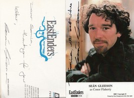 Sean Gleeson BBC Eastenders Hand Signed Cast Card Photo &amp; Compliments Slip - £13.58 GBP