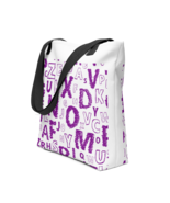 Trendy Alphabet Tote Bag for Women - $26.00