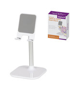 Digitech White/Grey Tablet and Phone Adjustable Desk Stand - £42.37 GBP