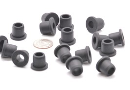 1/2&quot; Rubber Push In Rubber Feet 5/8&quot; OD w 1/8&quot; Foot Height  Various Pack Sizes - £8.82 GBP+