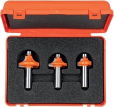 CMT 838.001.11 3-Piece Roundover Bit Set, 1/4-Inch Shank - £53.03 GBP