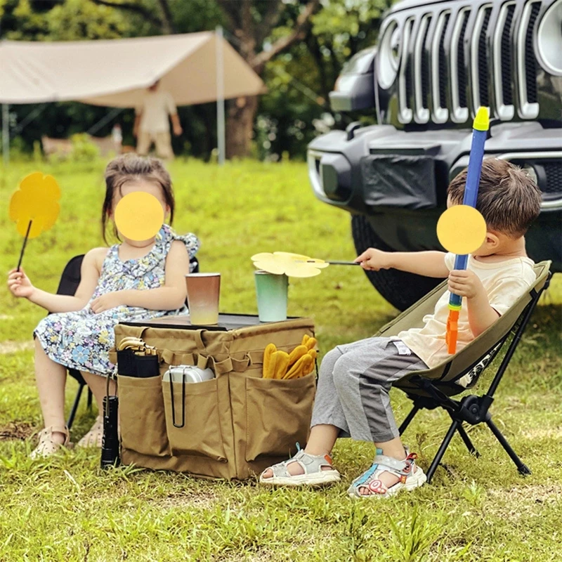 Folding Camping Chair Ultralight Kids Outdoor Chairs Backrest Fishing Chair 57QC - £33.58 GBP+