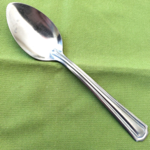 Gemco Stainless Marilyn Pattern Teaspoon 6&quot; Outline Scalloped Tip #439527 - £5.53 GBP