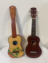 Skylark Ukulele Hawaii Theme And Brown With Black Finger Board Ukulele - €25,37 EUR