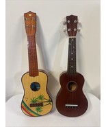 Skylark Ukulele Hawaii Theme And Brown With Black Finger Board Ukulele - $40.42 CAD
